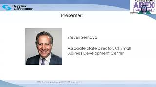 CT APEX &amp; SBDC: Preparing for the 2026 CT Supplier Connection Direct Supplier Summit &amp; MatchMaker