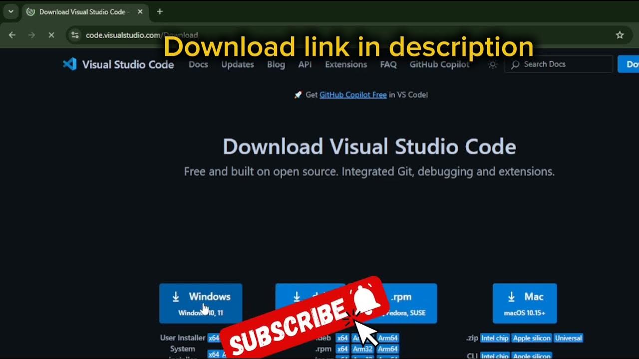 How to download VS Code - YouTube