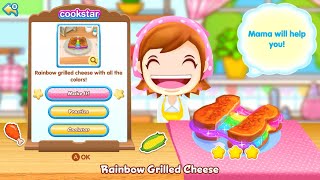 Cooking Mama Cookstar: Rainbow Grilled Cheese Gameplay Recipe