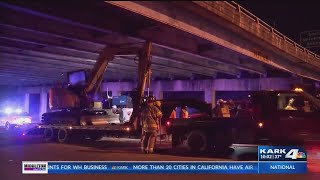 Crews Assessing I630 Bridge for Damage after Industrial Accident