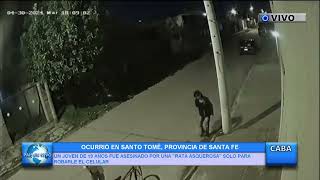 OCURRIÓ EN SANTO TOMÉ, PROVINCIA DE SANTA FE