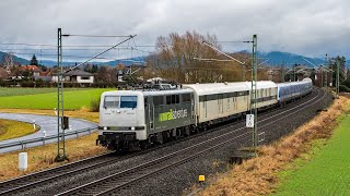 Güterzug bleibt liegen, BR 218 mit Nightjet, Snälltåget, U-Bahn München uvm. auf der Frankenwaldbahn