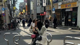 Tokyo Local Life Live 🇯🇵 Afternoon Walk in Gakugeidaigaku & local train 