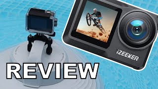 izeeker action camera review tested under water. GoPro alternative