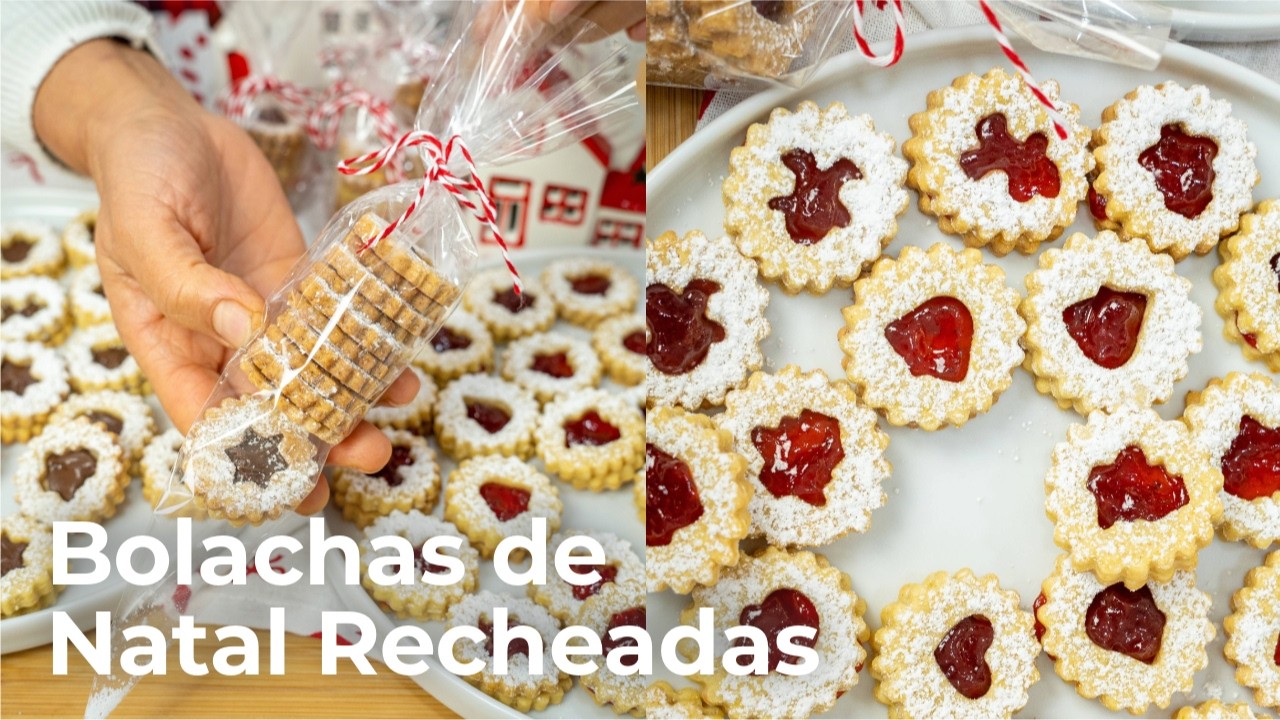 Receita de Bolachas de Natal | Ótimas para Oferecer de Presente!