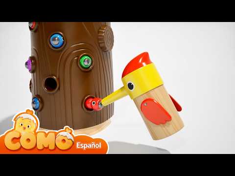 Caza del bebé pájaro carpintero | Pequeña aventura de ave | Juego en la naturaleza | Pat Pat Como