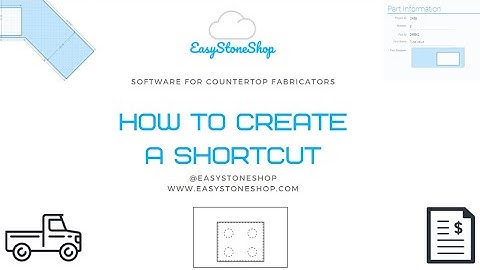How to create a shortcut for Easy Stone Shop