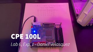 CPE 100L - Lab 6, Experiment 1 (4-to-1 Multiplexer) Net Worth