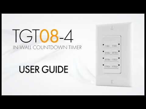Topware Timer User Guide | In-Wall Countdown Timer | TOPGREENER TGT08-4 - YouTube