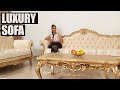 Royal Sofa Set in Gold | Latest Sofa designs | Living Room Designs and Ideas for Luxury Lifestyle