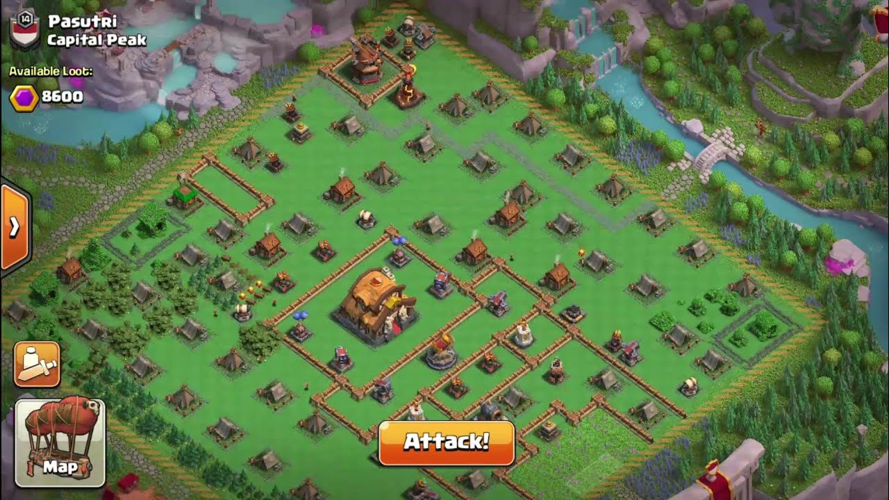 Clan Capital Peak Best and Simplest attack strategy | Sneaky Archer | Clash of clans