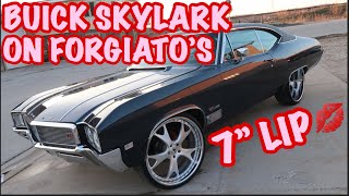 CUSTOM 1970 BUICK SKYLARK ON 24 INCH FORGIATO