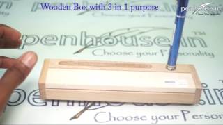 penhouse.in Model: 12858-Woooden Box with 3 in 1 purpose Model