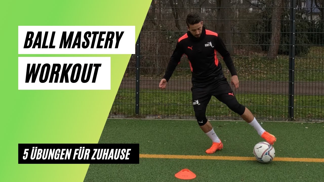 5 Fussball Technik Übungen für Kinder Übung Ballmastery Kids Ballgefühl verbessern 