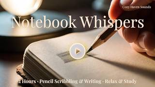 2 Hour Pencil Scribbling on Thick Notebook ✏️ Study & Focus Ambience screenshot 5