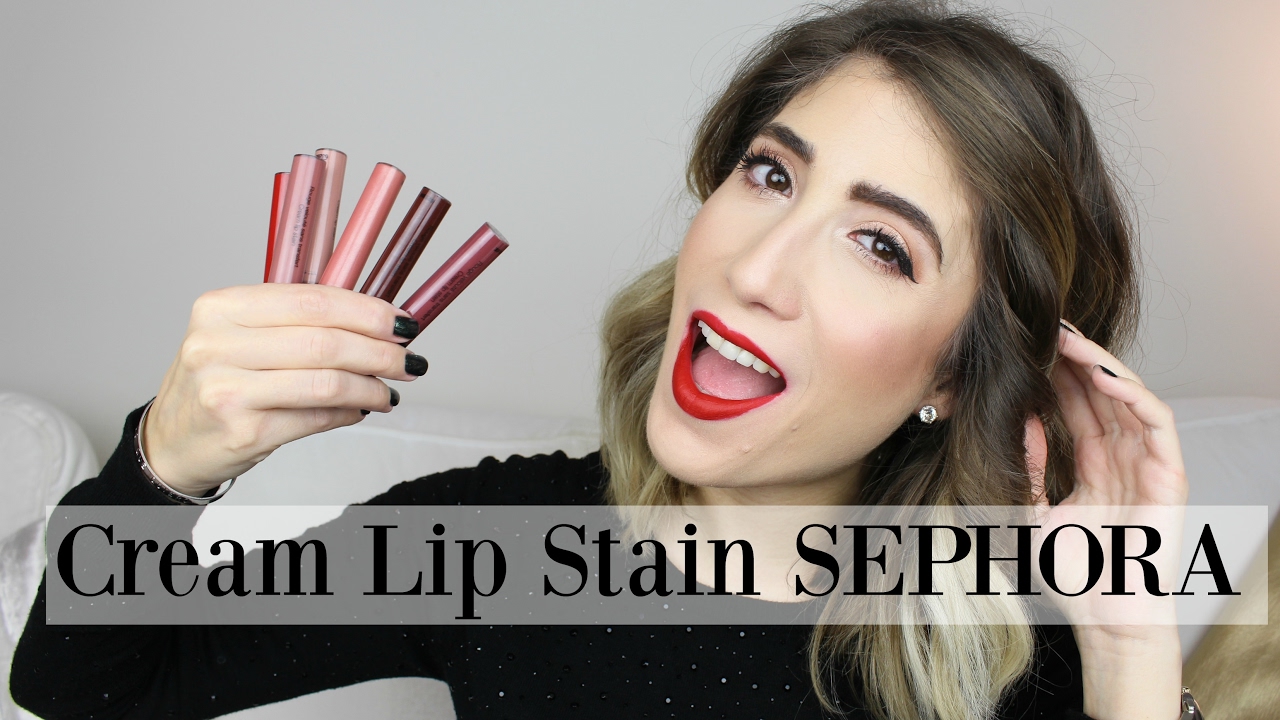 Cream Lip Stain de SEPHORA | Swatches en los LABIOS + opinión!!!