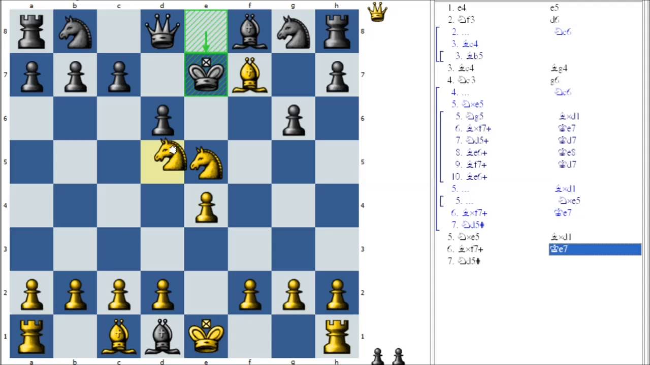Le mat de Legall (échecs)
