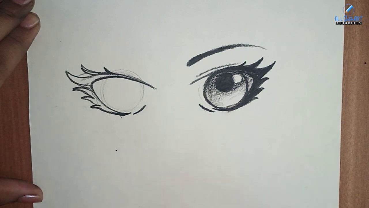 How to Draw Anime Eyes Step by Step for Beginners - YouTube