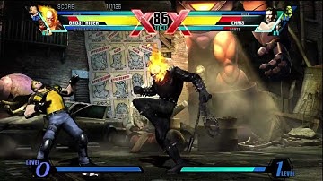 Ultimate Marvel Vs Capcom 3: Ghost Rider/Strider/Tron