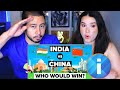 India vs China – Who Wins? Military Comparison | Reaction | Infographics | Jaby Koay & Achara Kirk