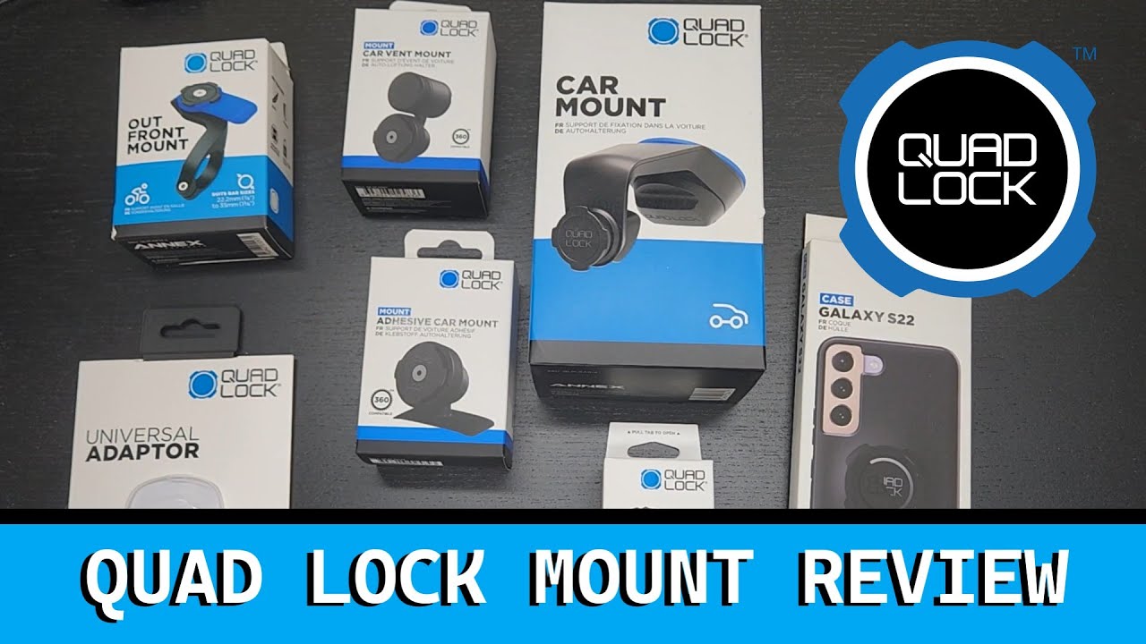 Quad Lock Mounts + Cases Review - Most Secure Phone Mounts 
