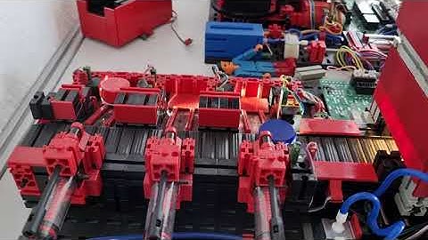 OpenMV Cam controlling my Fischertechnik Industry 4.0 sorting lane using machine-vision