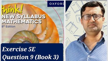 Exercise 5E (Slope of Parallel & Perpendicular lines) Q 9 Think New Syllabus Mathematics Book 3