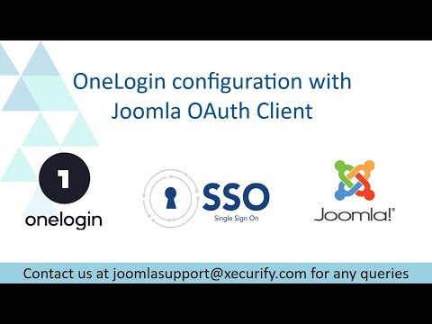 Joomla Login using OneLogin | OneLogin Single Sign-On (SSO) | Joomla SSO