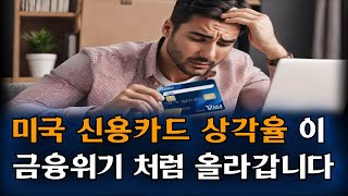 미국 신용카드 상각율이 경제위기 수준으로 올라갑니다