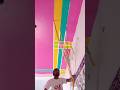 masking tape ceiling design #shortsfeed #home #art#wallart