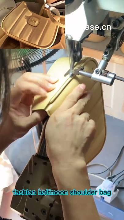 fashion brand halfmoon shoulder bag order producing.#factory #bagfactory #kaishibagfactory #bags