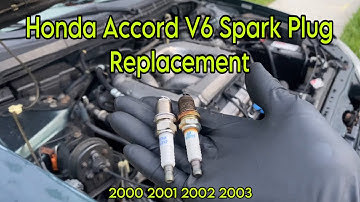 2000 Honda Accord Ex V6 Spark plug replacement