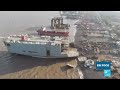 El drama de los barcos sin uso en las costas de India