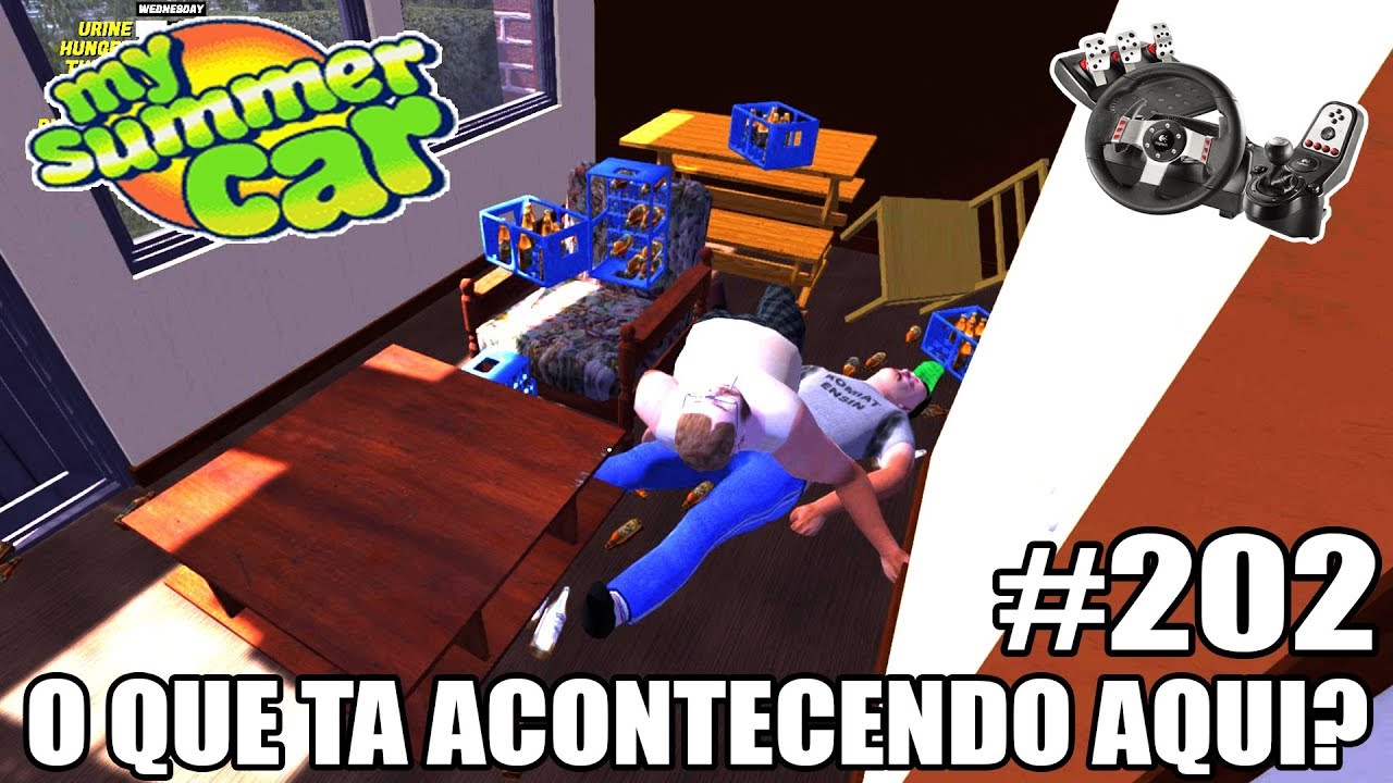 My Summer Car - A CASA DO BÊBADO FOI INVADIDA! 