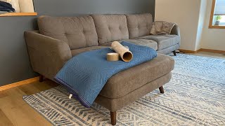 How to wrap a couch / sofa / sectional