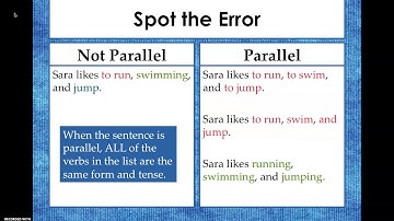 E12 Module 1 Task 3 Parallel Structure