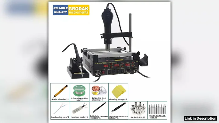 100 Original GORDAK 863 3 in 1 Welding Station Hot Air Rework Station Preheating Station For Solder