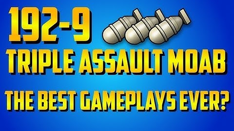 MW3: INSANE 192-9 Triple Assault MOAB | The Best Gameplays of All Time???