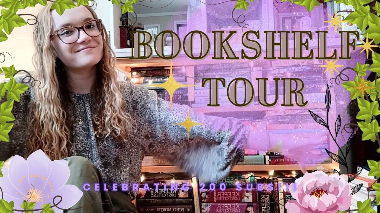 ✨📚💜BOOKSHELF TOUR: Celebrating 200 SUBS!!! 🤗