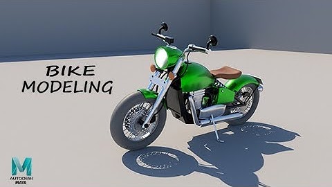 How to make a [3D] Bike model -- MAYA ANIMATION