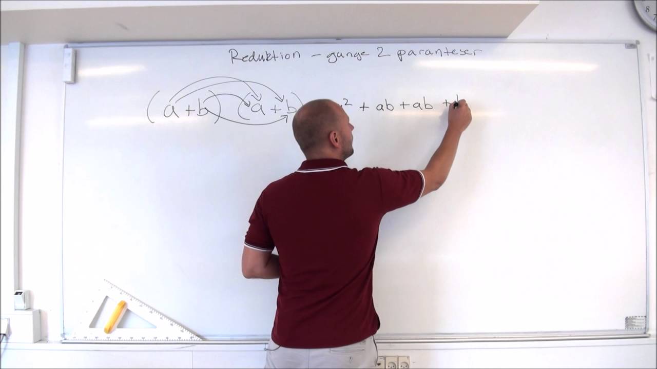Reduktion - gange med parenteser - Matematik FED