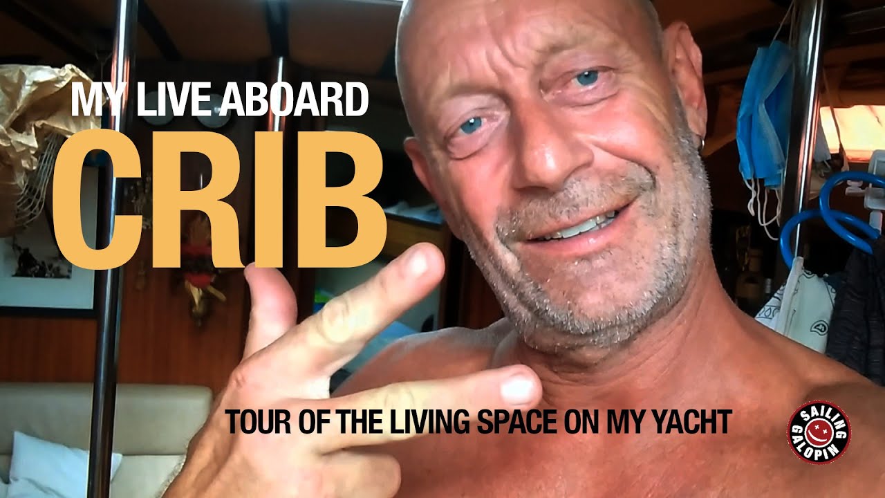 My Live Aboard Crib | Tour Aboard My Sailing Yacht | Sailing Galopin | Winded Voyage5 | Episode 38