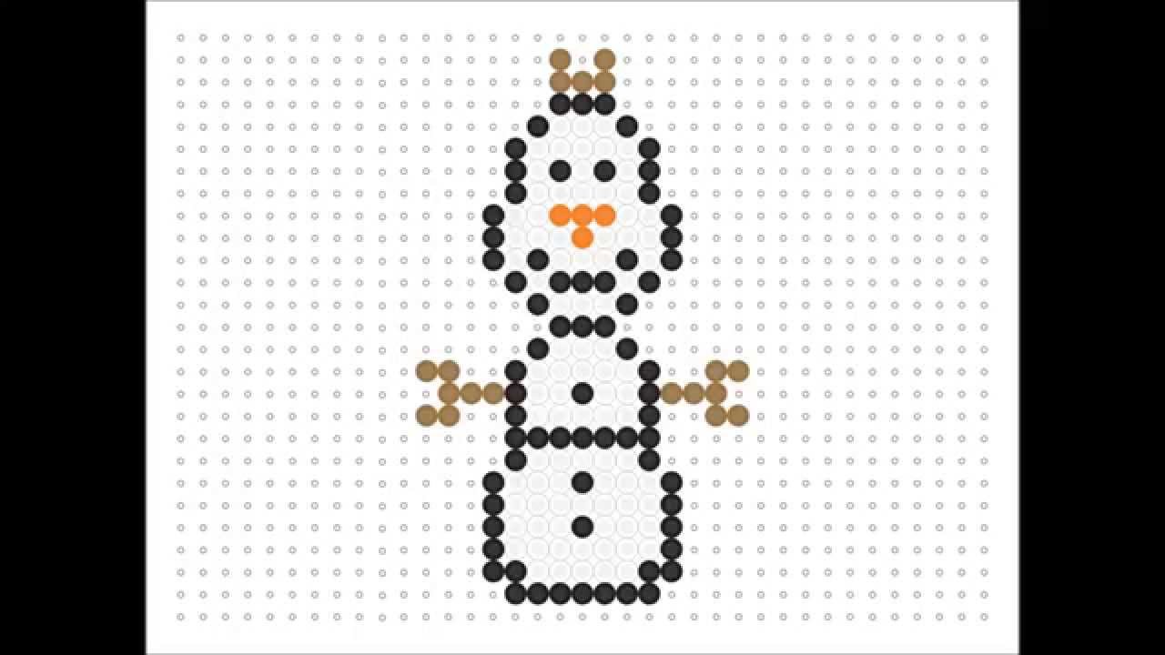 Olaf Perler Bead Pattern 2025
