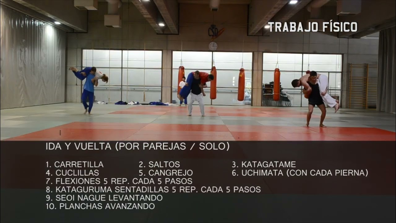 ENTRENAMIENTO DE JUDO EN EL CAR DE MADRID