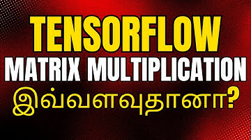 Tensorflow Tutorial for beginners in Tamil | Tensorflow in Tamil #15