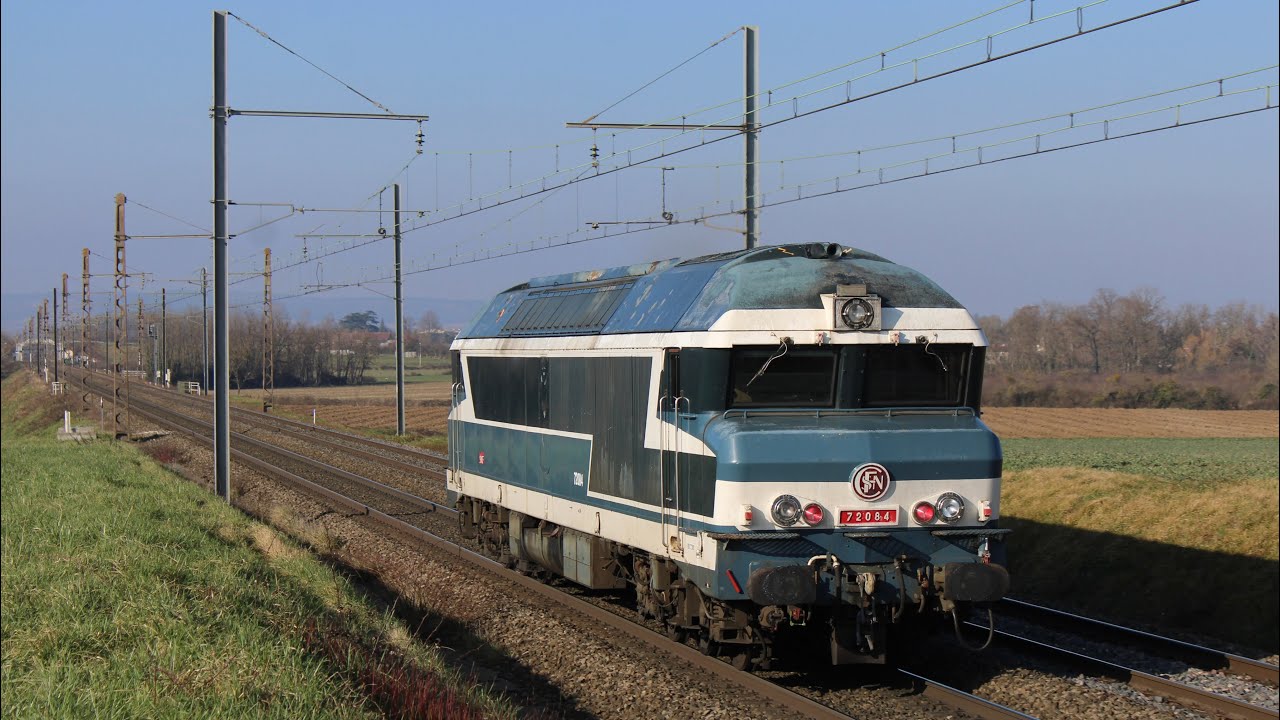 La belle CC 72084 et le VSOE de passage sur la PLM !