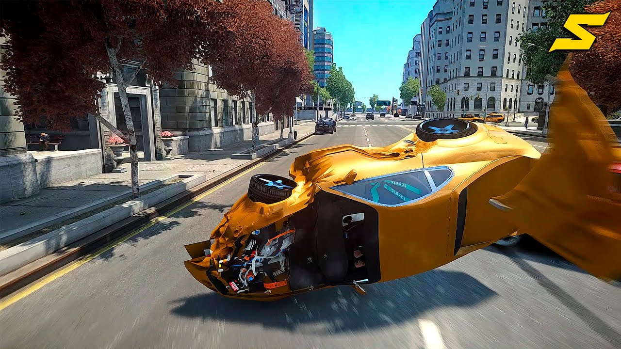 GTA IV Car Crashes Compilation GTA 4 Jumps Ragdolls Ep 86 YouTube 