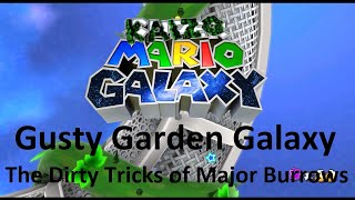 Kaizo Mario Galaxy | Gusty Garden Galaxy – The Dirty Tricks of Major Burrows | 100% Walkthrough