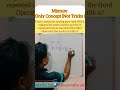 Mixture, Only Concept Not tricks