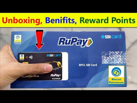 SBI BPCL Rupay Credit Card Unboxing 